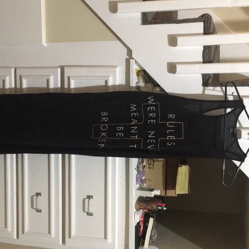 Black sun dress